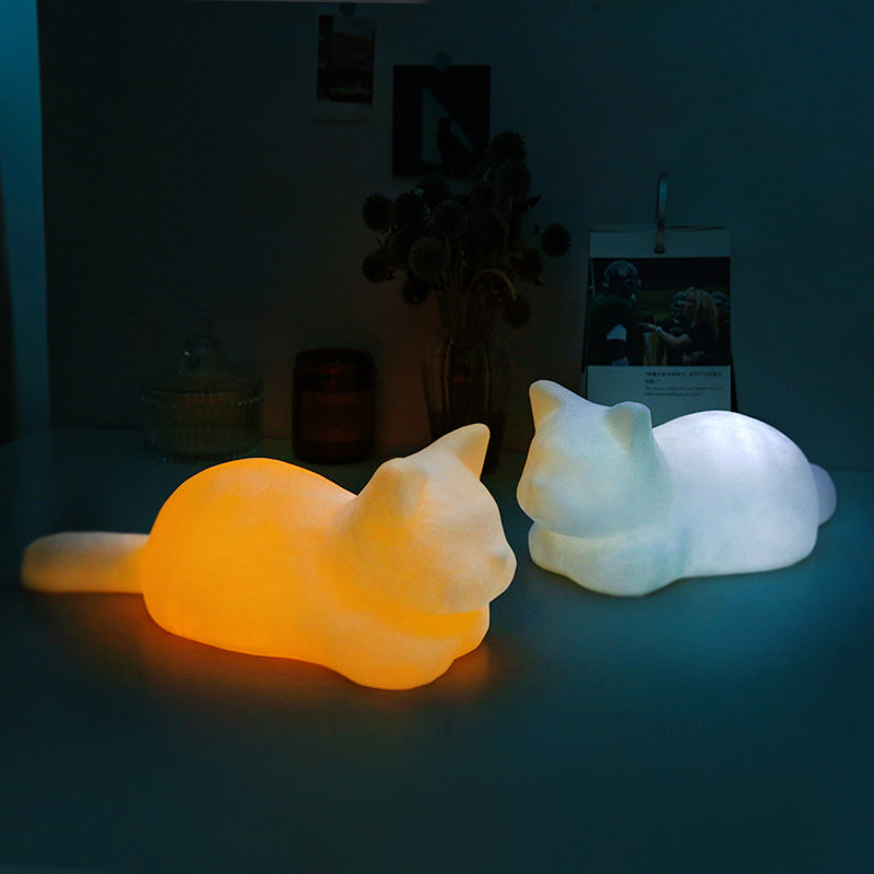 Creative Cute Night Light Cat's Good Night Atmosphere Light For Girlfriend, Best Friend, Birthday Gift, Photo Cat Decoration