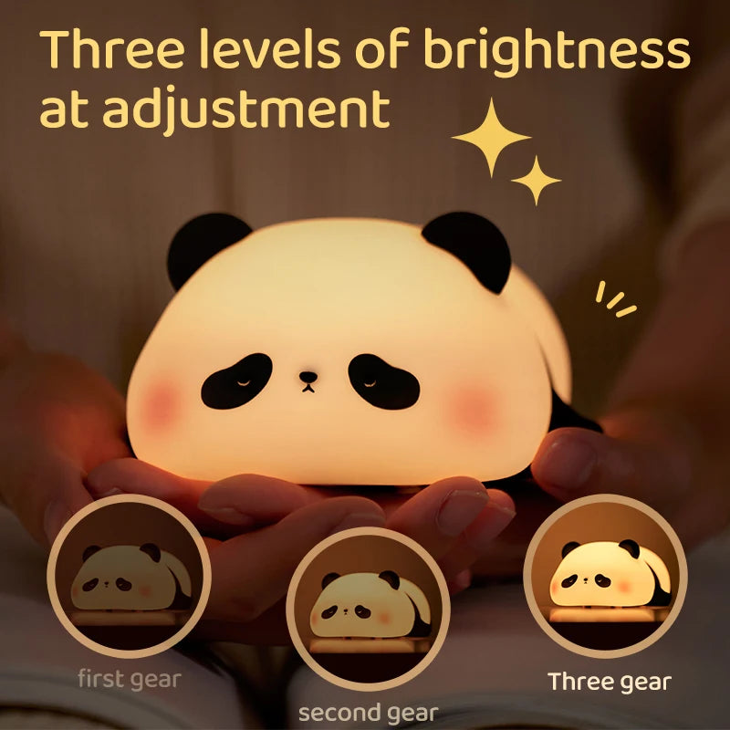 Panda LED Silicone Night Light
