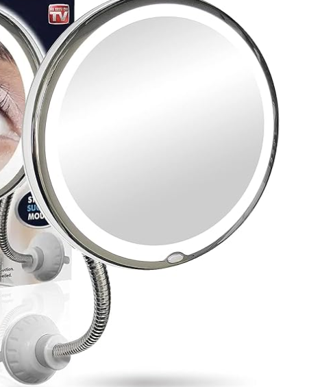 LED Magnifying Ultra Flexible Makeup Mirror