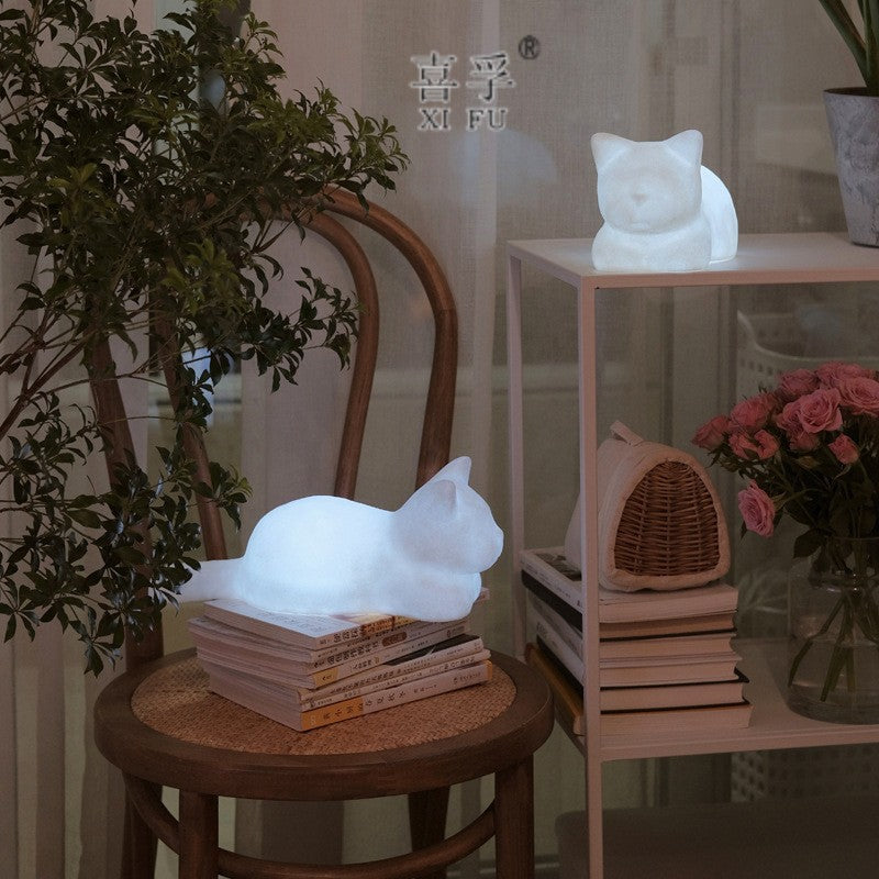 Creative Cute Night Light Cat&amp;amp;#039;s Good Night Atmosphere Light For Girlfriend, Best Friend, Birthday Gift, Photo Cat Decoration