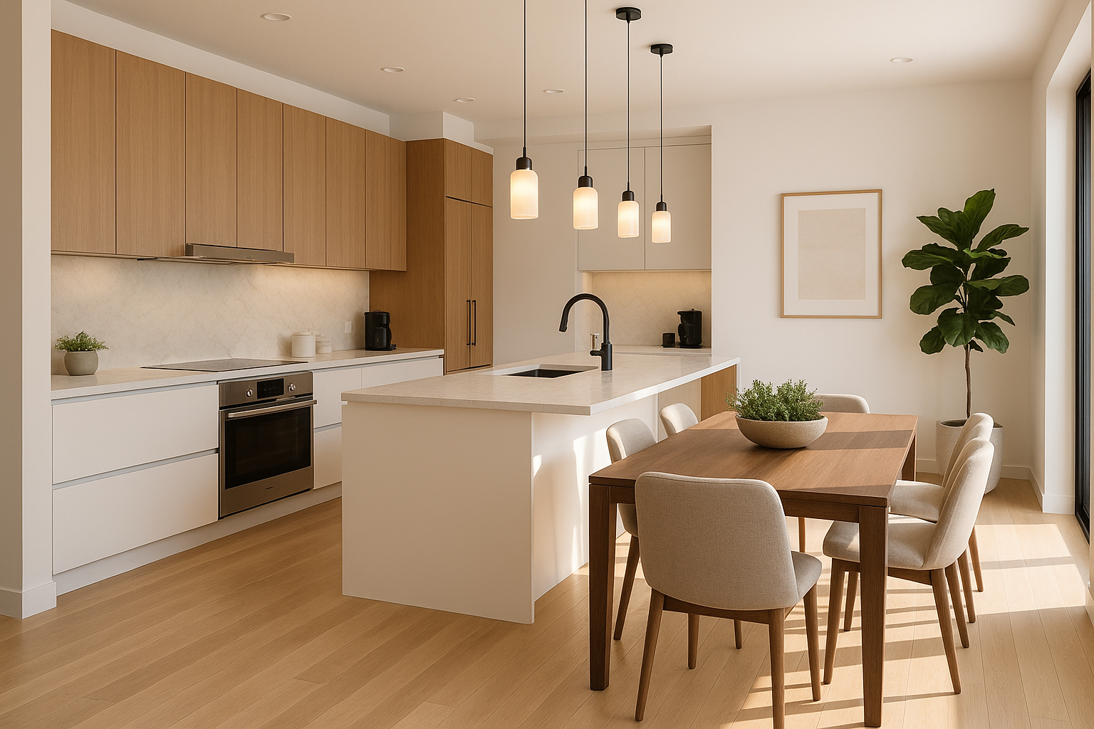 kitchen and dinning