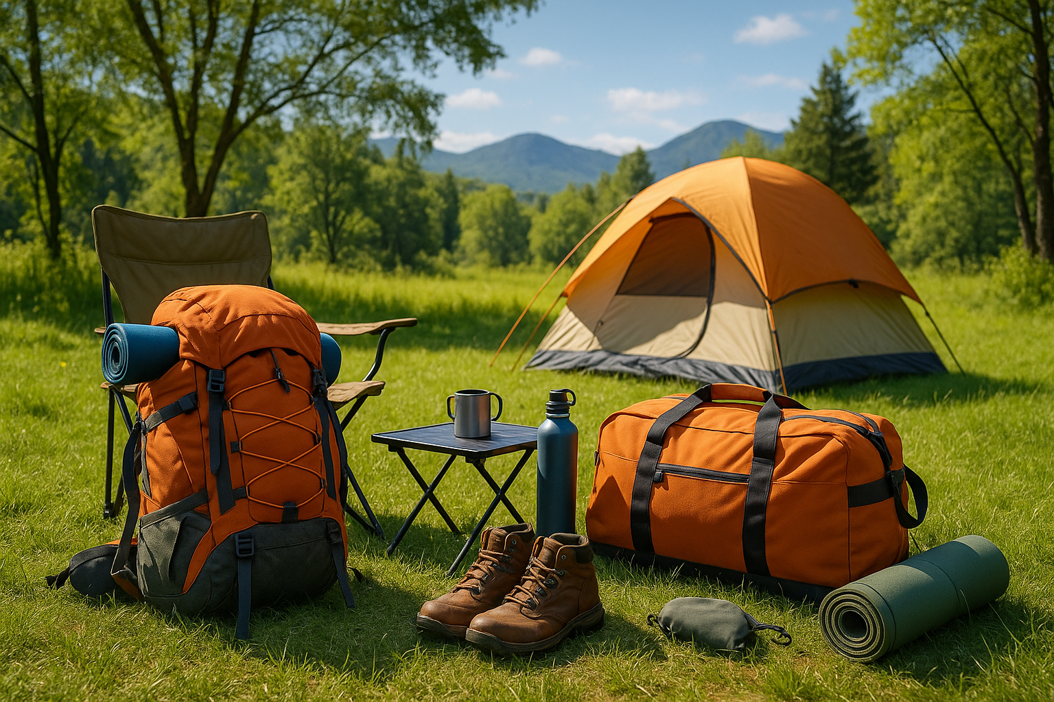 out door and travelling, add bags, outdoor chair, lawn etc